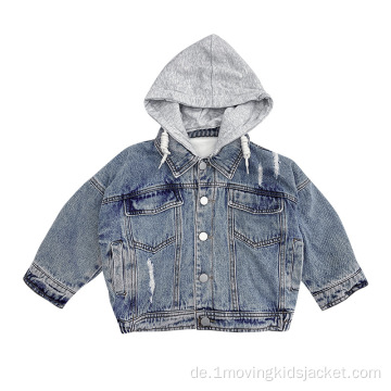 Winter Boys Plus Fleece-Jeansjacke